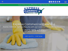 Tablet Screenshot of cleaningservicesroundrocktx.com